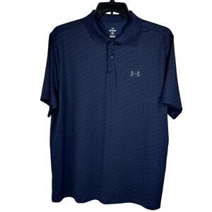 Under Armour Mens X-Large Matchplay Polo Shirt Collared Stretch Wicking UPF 40